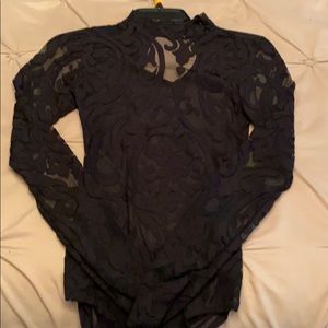 Sheer designed bodysuit
